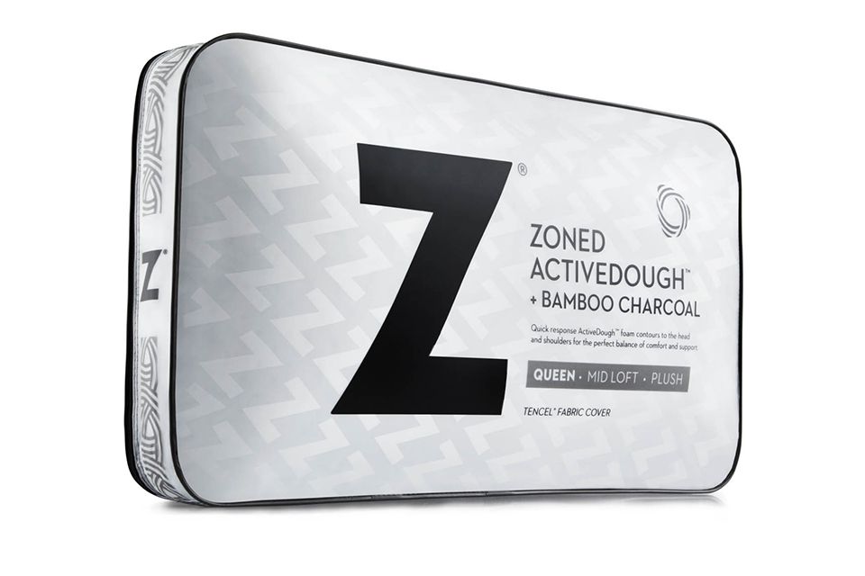 Zoned ActiveDough + Bamboo Charcoal Mid Loft Pillow 