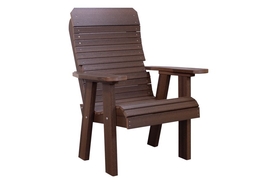 Outdoor Adirondack Chat Chair - Brazilian Walnut