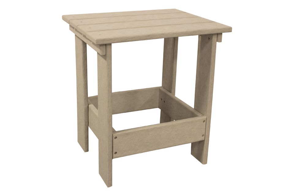 Outdoor End Table - Light Grey