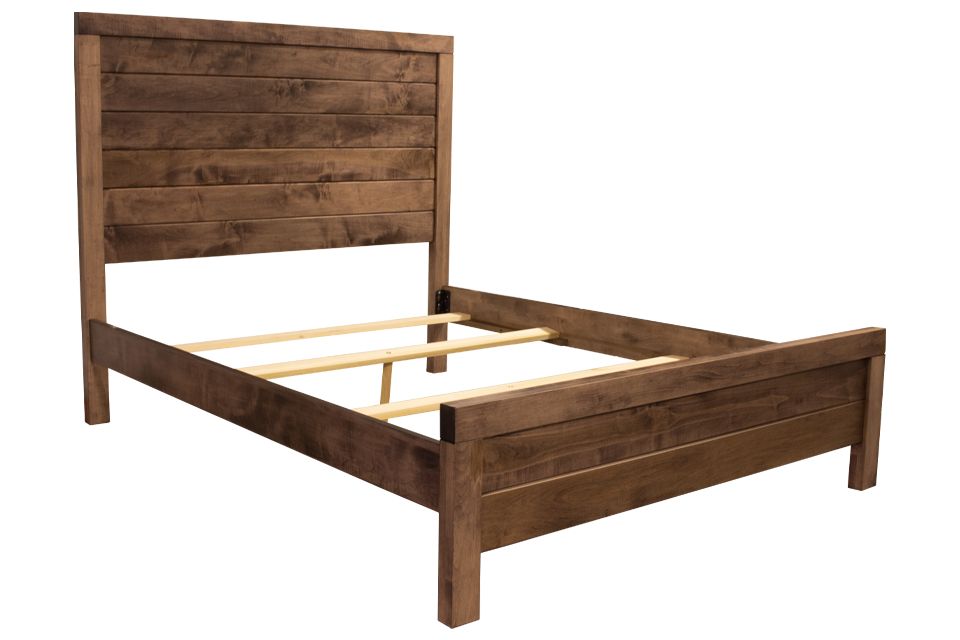 Brown Maple Queen Bed