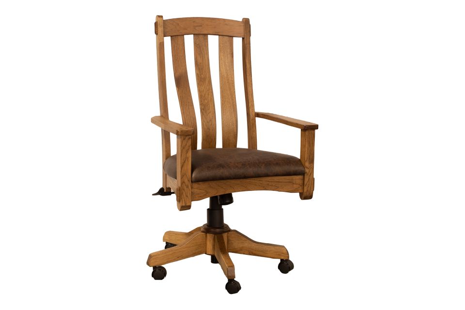 Rustic Hickory Desk Chair