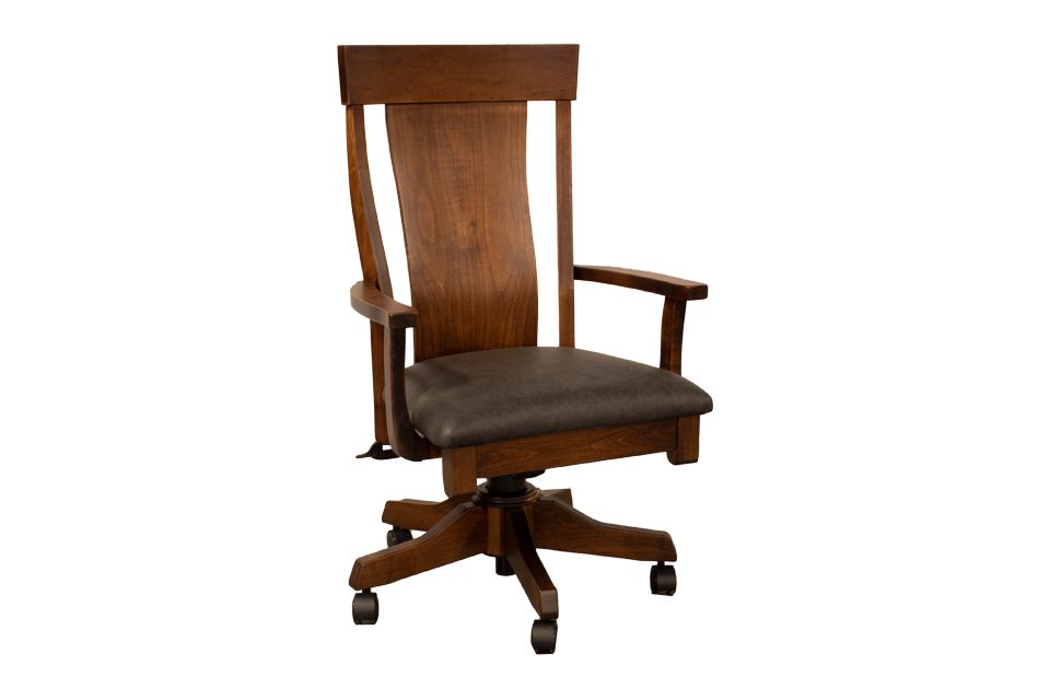 Brown Maple Desk Chair