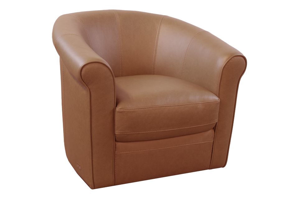Violino Leather Swivel Chair 