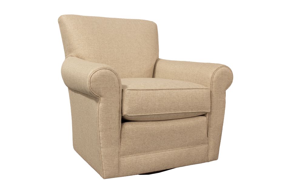 Smith Brothers Upholstered Swivel Chair