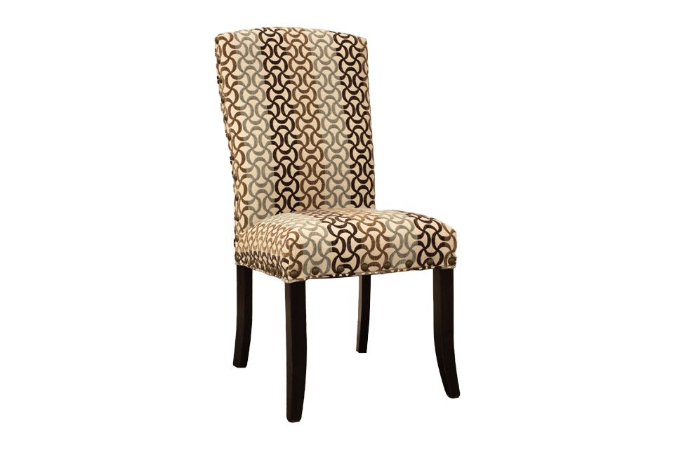 Upholstered Oak Dining Chair