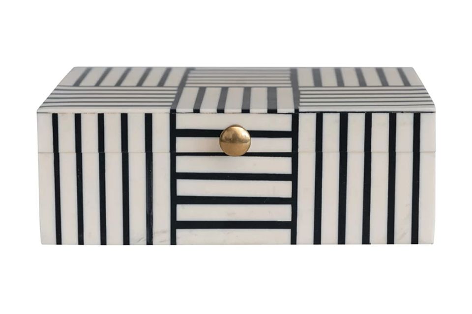 Striped Resin Box