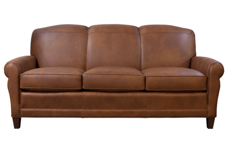 Smith Brothers Leather Sofa