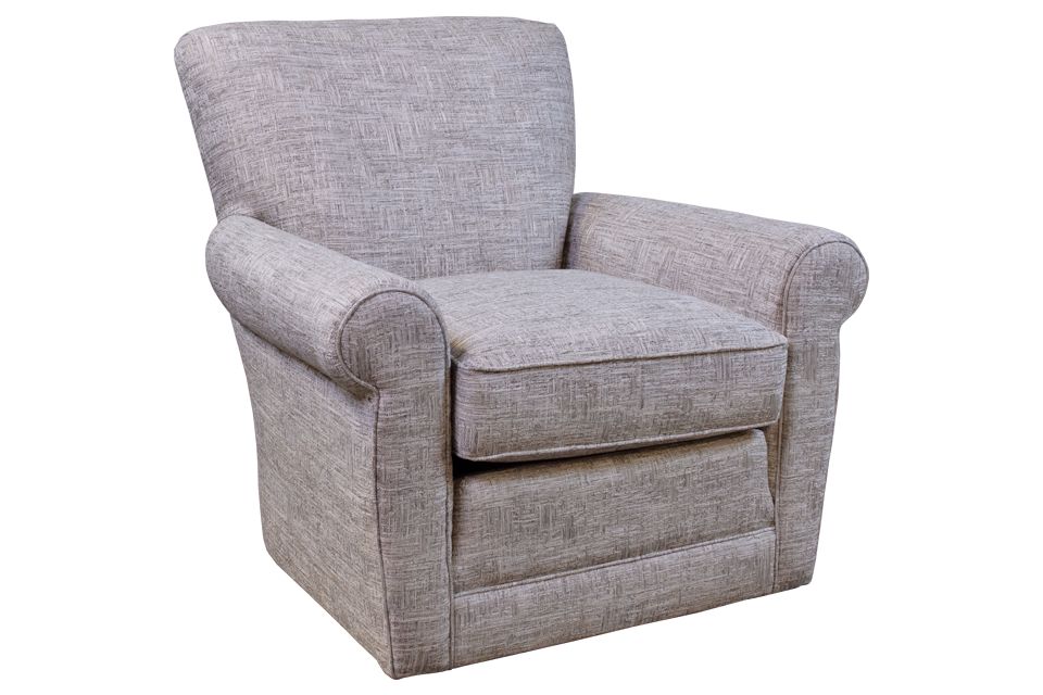 Smith Brothers Upholstered Swivel Glider
