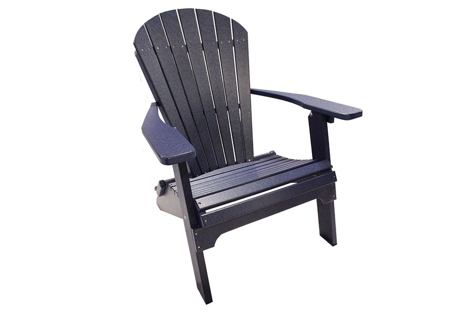Outdoor Folding Adirondack Chair - Patriot Blue