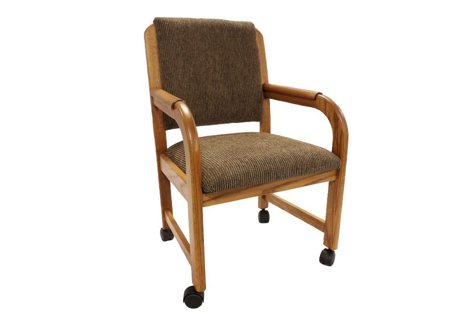 Oak Roller Chair