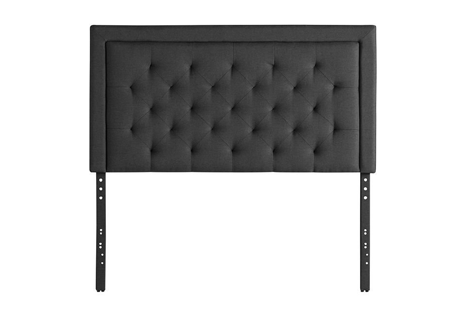 Malouf Hennessy Queen Headboard - Charcoal 