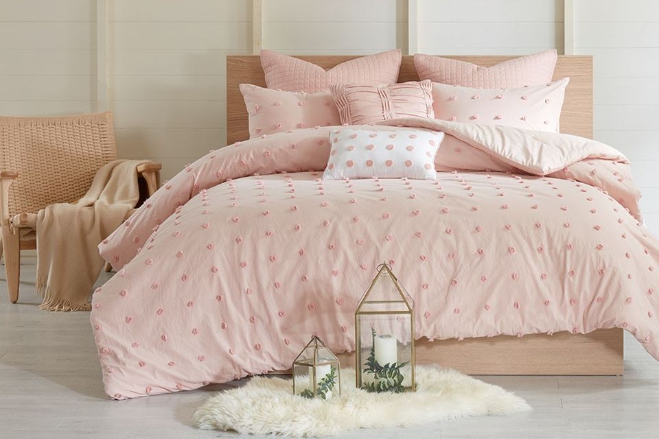 Brooklyn Pink 7-Piece Comforter Set - Full/Queen