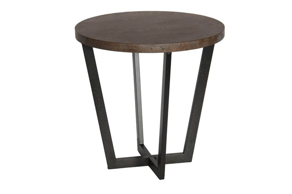 Tremont Slanted Round End Table