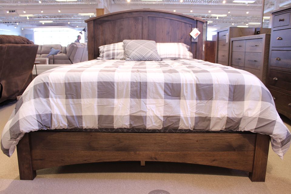 Rustic Hickory Queen Bed