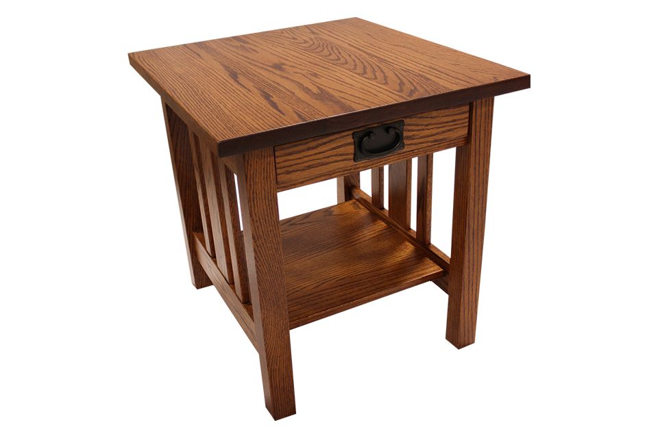 Oak End Table
