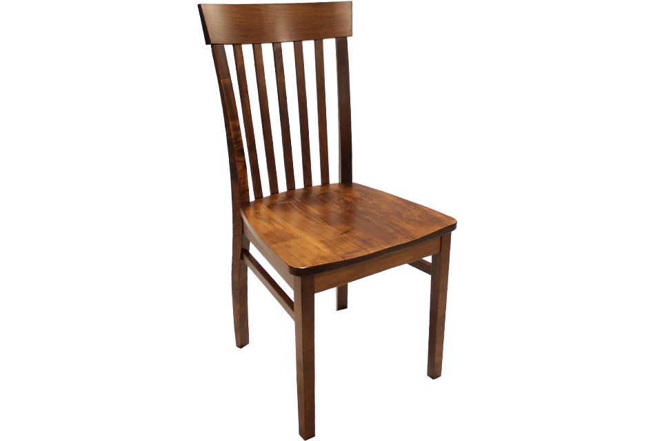 Brown Maple Side Chair 