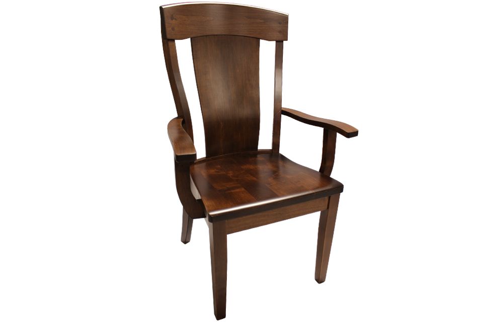 Brown Maple Arm Chair