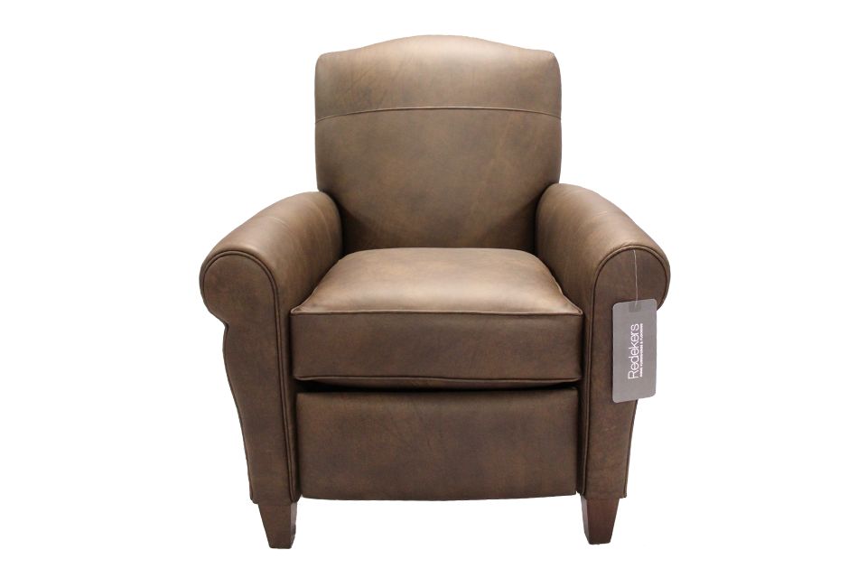 Smith Brothers Leather Pushback Recliner