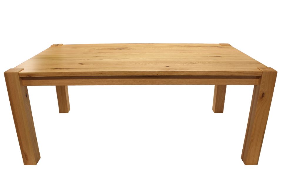 Rustic Red Oak Dining Table