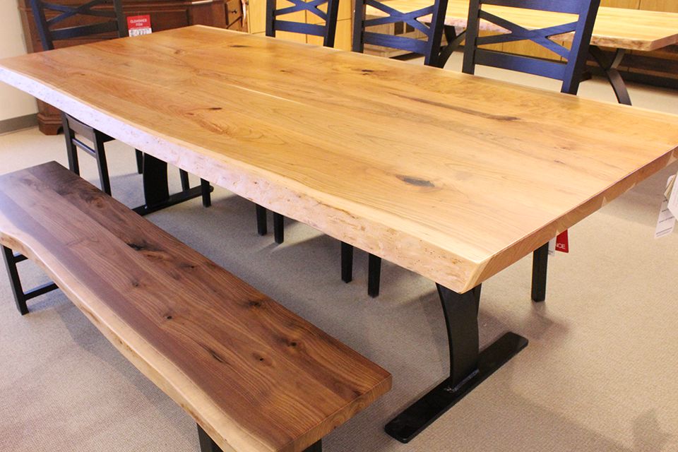 Live Edge Cherry Dining Table