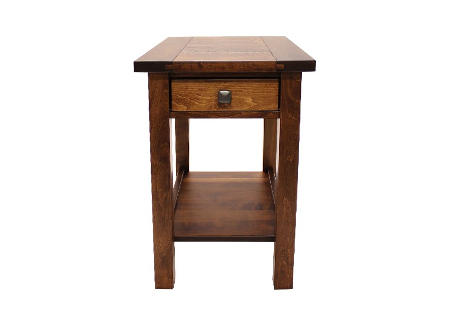 Brown Maple Side Table
