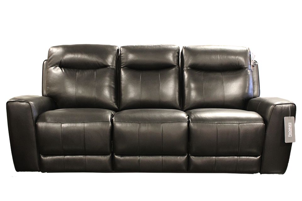 Violino Leather Power Reclining Sofa, Leather Sofa With Power Recliners